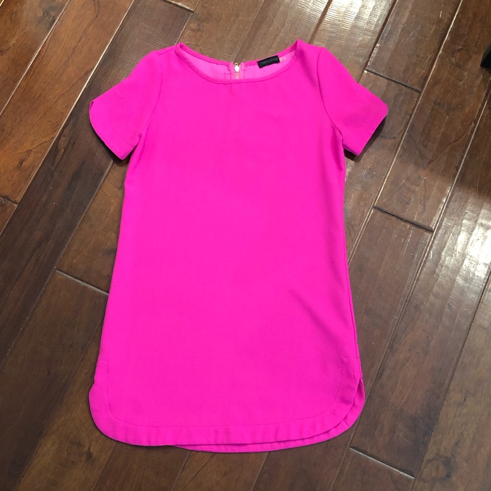 Bright Pink Summer Shift Dress